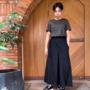 Y-3 jersey skirt