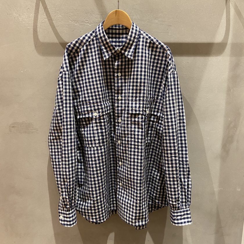 Porter Classic (ポータークラシック) / ROLL UP GINGHAM CHECK SHIRT 21SS